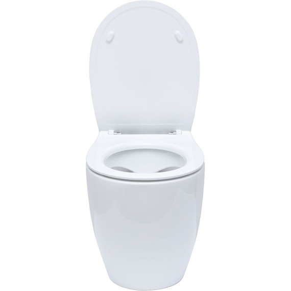 Унитаз приставной безободковый Allen Brau Fantasy 4.11007.20 с тонкой крышкой микролифт - фото 11