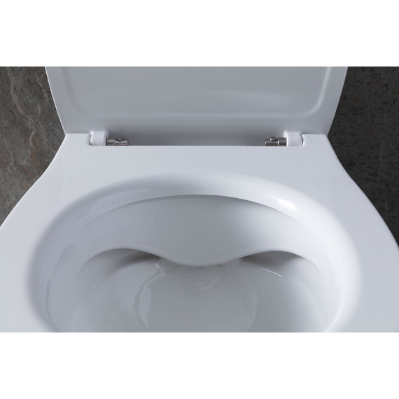 Унитаз приставной безободковый Allen Brau Fantasy 4.11007.20 с тонкой крышкой микролифт - фото 24