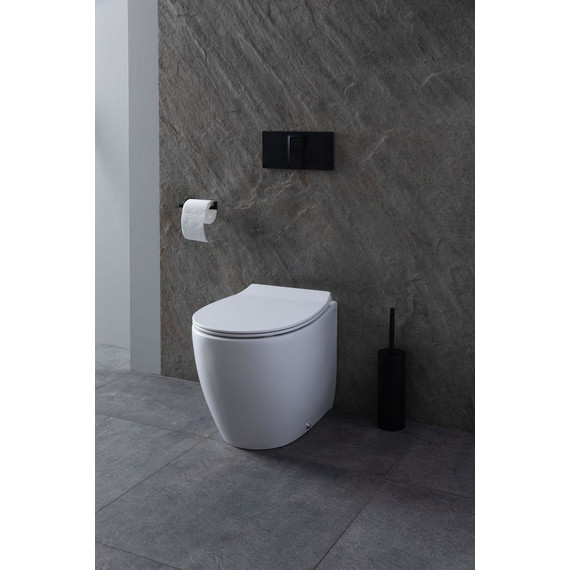 Унитаз приставной безободковый Allen Brau Fantasy 4.11007.20 с тонкой крышкой микролифт - фото 34