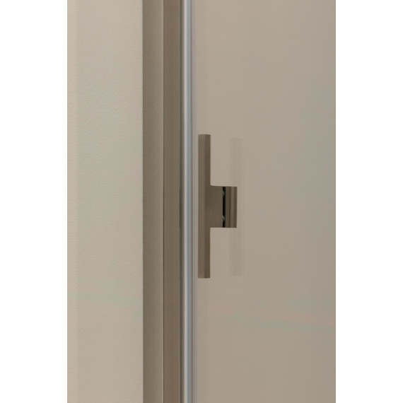 Душевая дверь Allen Brau Priority 90 см 3.31026.BA (стекло 8 мм) серебро браш/прозрачное - фото 11