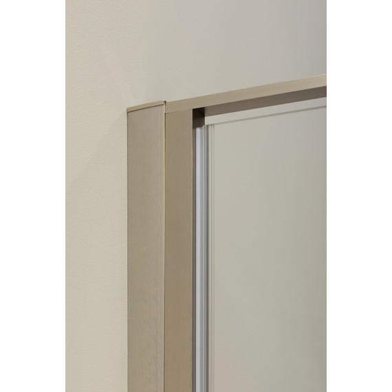 Душевая дверь Allen Brau Priority 100 см 3.31029.BA (стекло 8 мм) серебро браш/прозрачное - фото 12