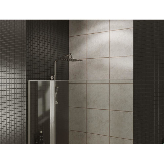 Душевая дверь Allen Brau Priority 120 см 3.31032.BA (стекло 8 мм) серебро браш/прозрачное - фото 14