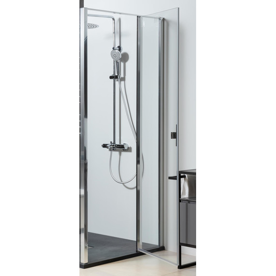 Душевая дверь Allen Brau Priority 140 см 3.31034.00 (стекло 8 мм) серебро браш/прозрачное - фото 10