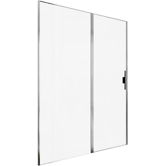 Душевая дверь Allen Brau Priority 140 см 3.31034.00 (стекло 8 мм) серебро браш/прозрачное - фото 2