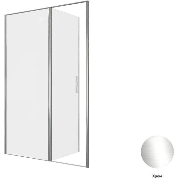 Душевая дверь Allen Brau Priority 140 см 3.31034.00 (стекло 8 мм) серебро браш/прозрачное - фото 12