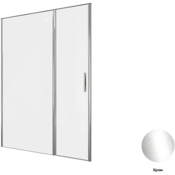 Душевая дверь Allen Brau Priority 160 см 3.31037.00 (стекло 8 мм) хром/прозрачное - фото 14