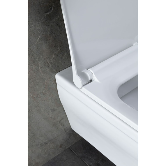 Унитаз подвесной безободковый Allen Brau Infinity 4.21011.20 с крышкой микролифт - фото 23