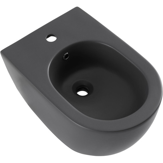 Биде подвесное Allen Brau Reality 4.32008.AN, антрацит - фото 6