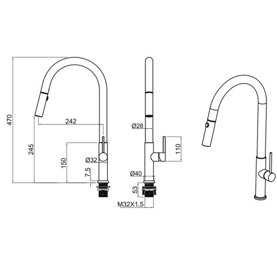 Смеситель для кухни Allen Brau Sprungfeder 5.60002-SS, сталь браш - фото 8