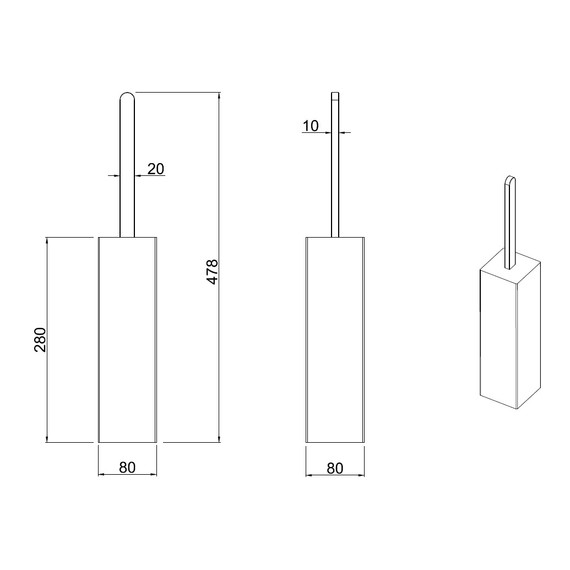 Ершик для унитаза Allen Brau Infinity 6.21009-00 - фото 6