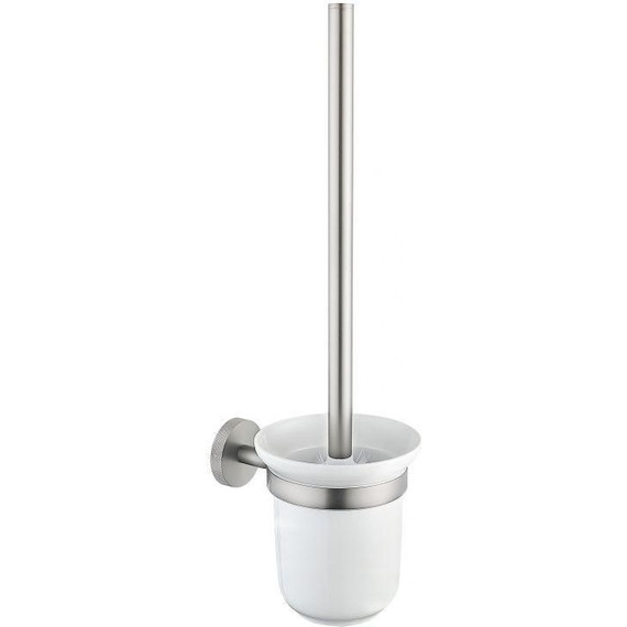 Ершик для унитаза Allen Brau Priority 6.31008-BN, цвет белый/никель браш - фото 