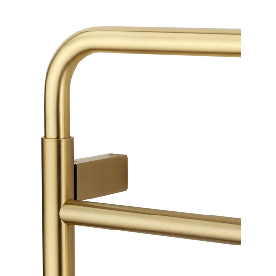 Полотенцесушитель электрический Wonzon & Woghand Wismar П6 450x640 мм WW-AL201-BG, золото - фото 4