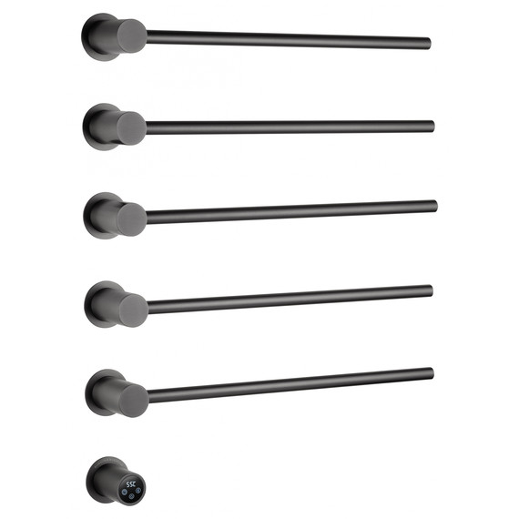 Полотенцесушитель электрический Wonzon & Woghand Hamburg П5 520x665 мм WW-AL315-GM, темный графит - фото 