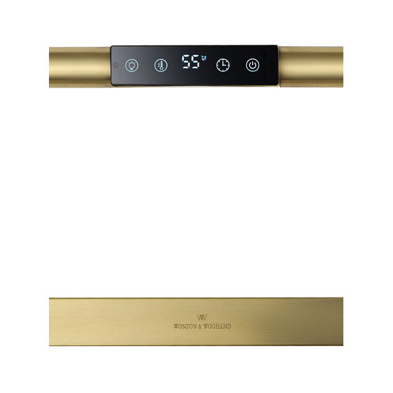 Полотенцесушитель электрический Wonzon & Woghand Köln П7 450x862 мм WW-A6016-BG, золото - фото 4