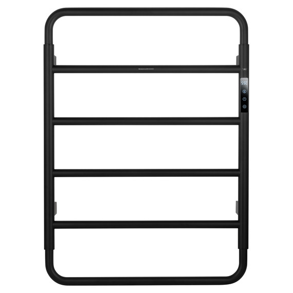 Полотенцесушитель электрический Wonzon & Woghand Wismar П6 450x640 мм WW-AL201-MB, чёрный - фото 2