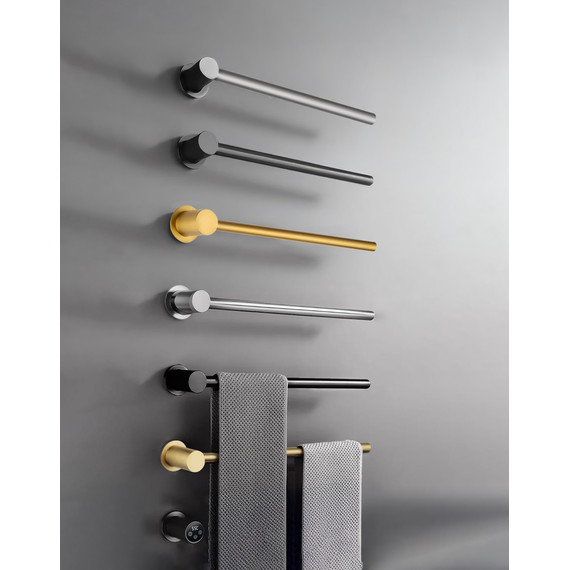 Полотенцесушитель электрический Wonzon & Woghand Hamburg П3 520x515 мм WW-AL313-MB, чёрный - фото 6