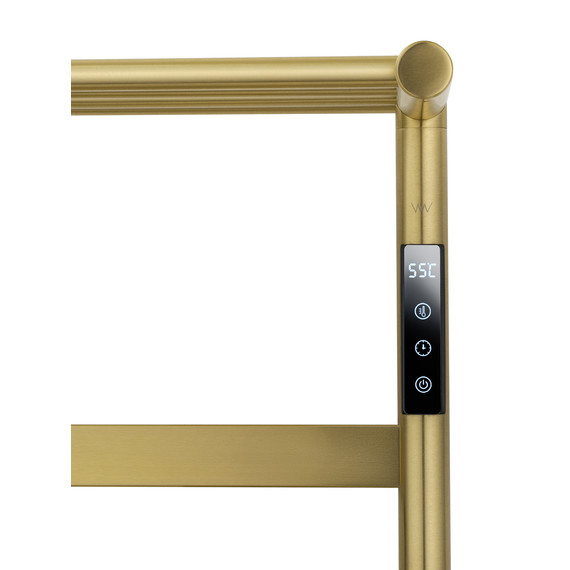 Полотенцесушитель электрический Wonzon & Woghand Essen с полкой П7 548x774 мм WW-A403-BG, золото - фото 3