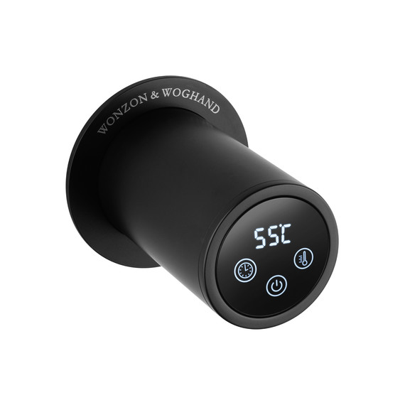 Полотенцесушитель электрический Wonzon & Woghand Hamburg П3 520x515 мм WW-AL313-MB, чёрный - фото 4