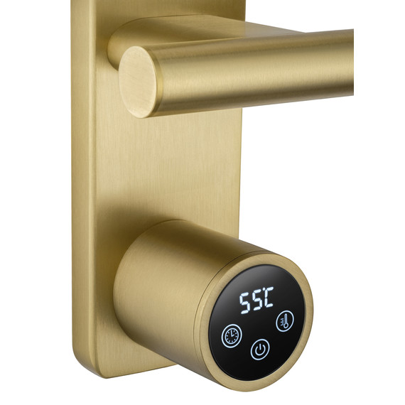 Полотенцесушитель электрический Wonzon & Woghand Nürnberg П2 310x520 мм WW-AL342-BG, золото - фото 4