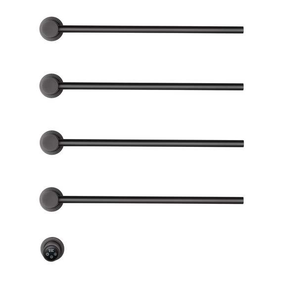 Полотенцесушитель электрический Wonzon & Woghand Hamburg П4 468x665 мм WW-AL314-GM, темный графит - фото 2