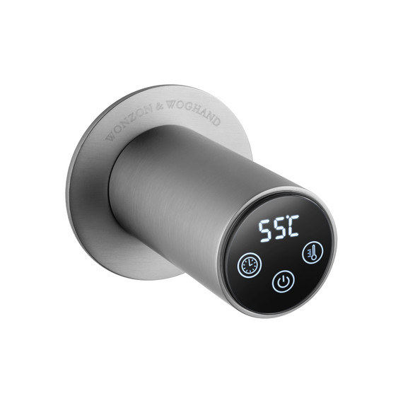 Полотенцесушитель электрический Wonzon & Woghand Hamburg П5 520x665 мм WW-AL315-BR, никель - фото 3