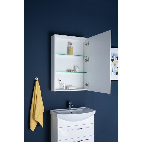 Зеркало-шкаф Aquanet Орлеан 60 см 00183076, белый - фото 7