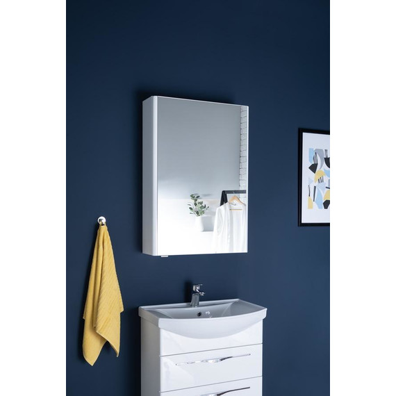 Зеркало-шкаф Aquanet Орлеан 60 см 00183076, белый - фото 6