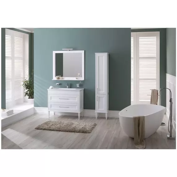 Пенал подвесной Aquanet Бостон М 36 см 00209681 R, белый - фото 5