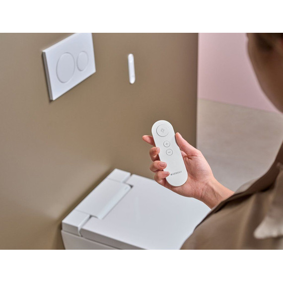 Унитаз-биде подвесной безободковый Geberit AquaClean Alba 146.350.01.1 с крышкой микролифт - фото 3