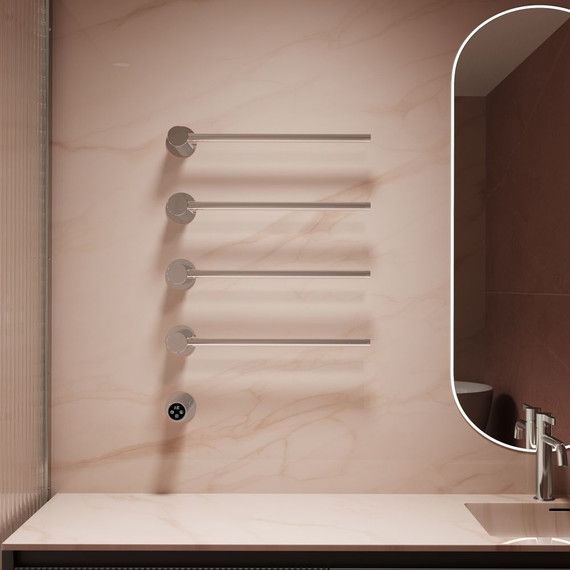 Полотенцесушитель электрический Vincea П4 530x670 мм VTD-2H1CH - фото 3