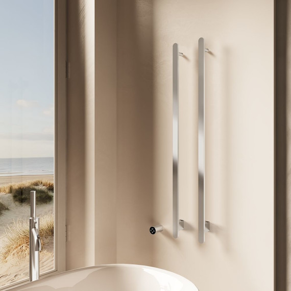 Полотенцесушитель электрический Vincea П4 150x1000 мм VTD-2VT1CH - фото 3