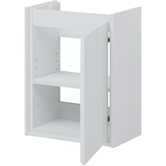 Тумба подвесная с раковиной Aquanet Милан 45 см 00339962, белый глянец - фото 4