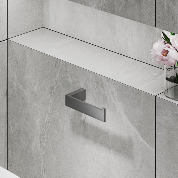 Держатель для туалетной бумаги Timo Petruma 15241/18, цвет чёрное золото - фото 2