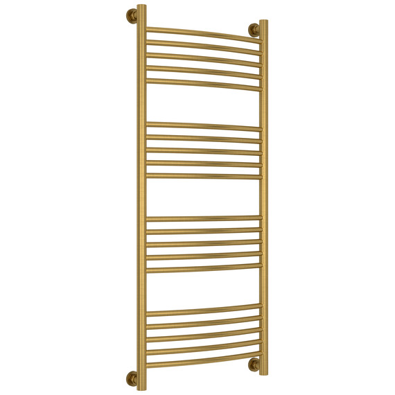 Полотенцесушитель водяной Сунержа Богема+ П20 500x1260 мм (выгнутая перемычка) 051-0221-1250, состаренная латунь - фото 