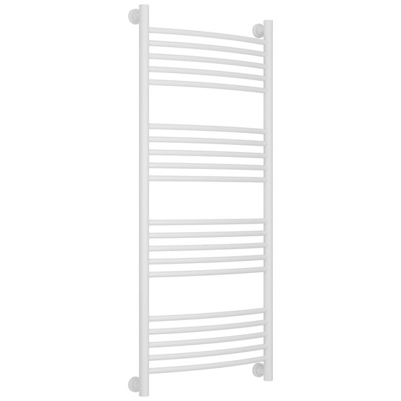 Полотенцесушитель водяной Сунержа Богема+ П20 500x1260 мм (выгнутая перемычка) 30-0221-1250, белый матовый - фото 