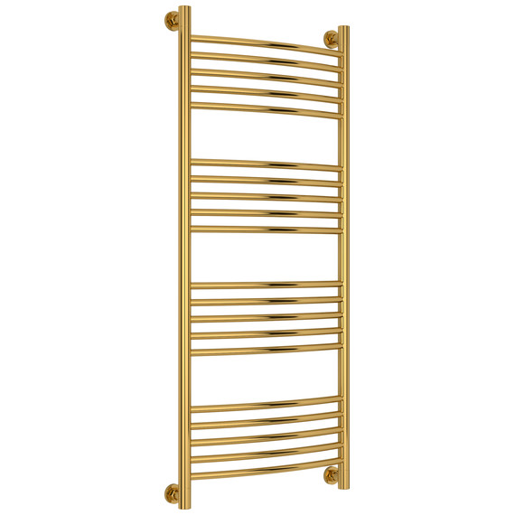 Полотенцесушитель водяной Сунержа Богема+ П20 500x1260 мм (выгнутая перемычка) 03-0221-1250, золото - фото 