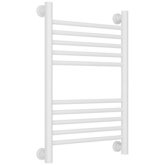 Полотенцесушитель водяной Сунержа Богема+ П10 400x660 мм (прямая перемычка) 30-0220-6040, белый матовый - фото 