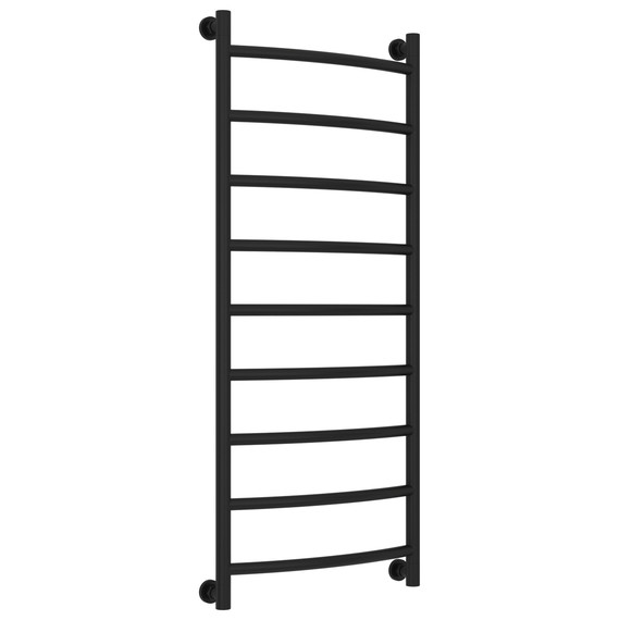 Полотенцесушитель водяной Сунержа Галант+ П9 500x1260 мм 31-0200-1250, чёрный матовый - фото 