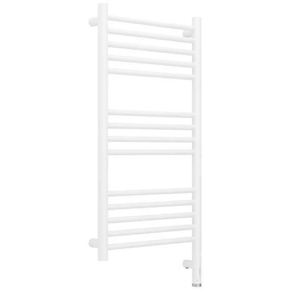 Полотенцесушитель электрический Сунержа Богема 3.1 П14 400x920 мм (прямая перемычка) 30-6005-8040 R, белый матовый - фото 