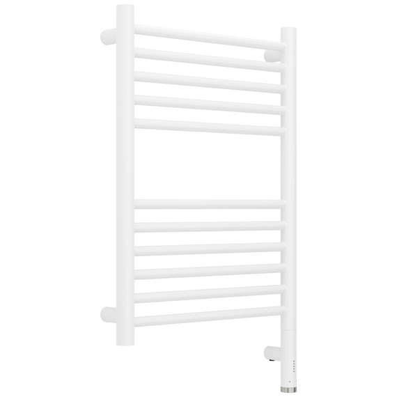 Полотенцесушитель электрический Сунержа Богема 3.1 П11 400x720 мм (прямая перемычка) 30-6005-6040 R, белый матовый - фото 