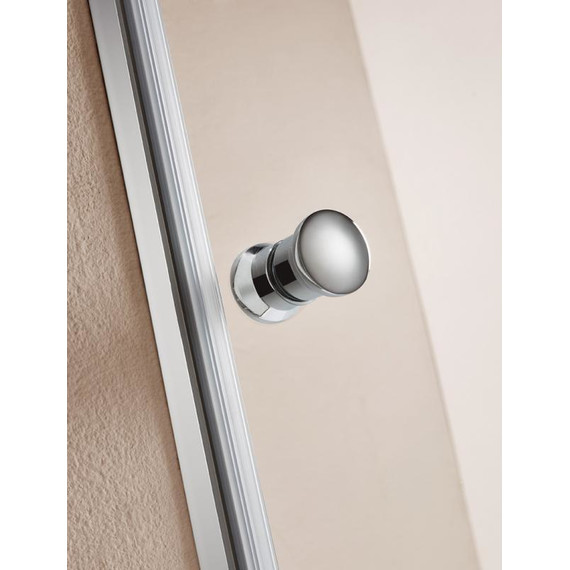 Душевая дверь Cezares 90 см ECO-O-B-1-90-P-Cr, хром/матовое - фото 5