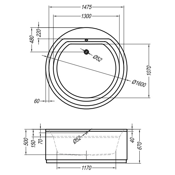 Ванна отдельностоящая Kolpa-San Vivo 160x160 см - фото 3