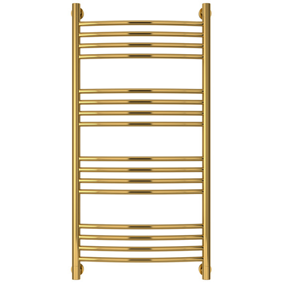 Полотенцесушитель водяной Сунержа Богема+ П16 500x1060 мм (выгнутая перемычка) 03-0221-1050, золото - фото 2