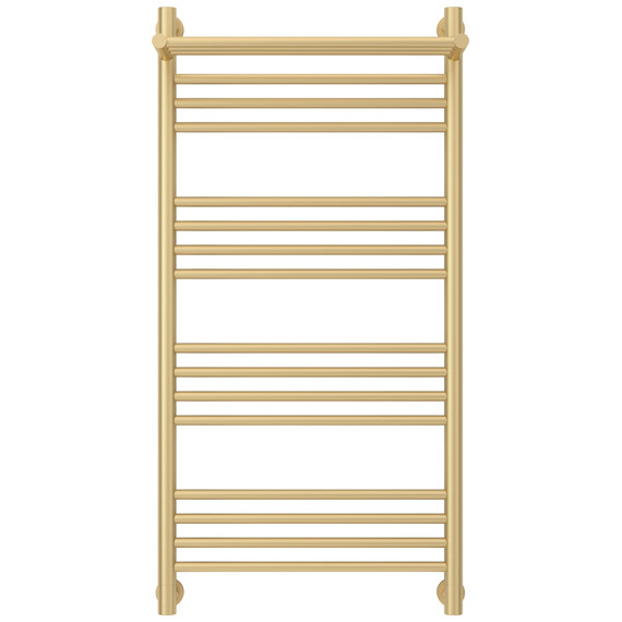 Полотенцесушитель водяной Сунержа Богема+ с полкой П16 500x1060 мм 022-0223-1050, шампань матовый - фото 2