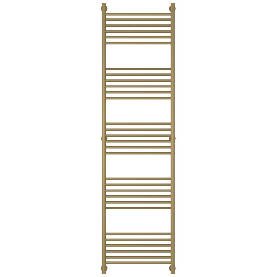 Полотенцесушитель водяной Сунержа Богема+ П30 500x1960 мм (прямая перемычка) 032-0220-1950, золото матовое - фото 2