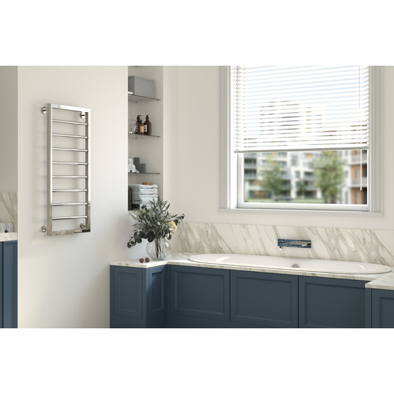 Полотенцесушитель водяной Сунержа Канцлер П8 500x1030 мм 31-0254-1050, чёрный матовый - фото 3