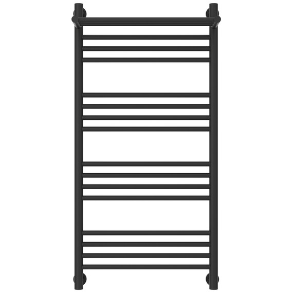 Полотенцесушитель водяной Сунержа Богема+ с полкой П16 500x1060 мм 15-0223-1050, тёмный титан муар - фото 2