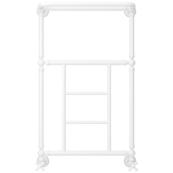 Полотенцесушитель водяной Сунержа Ренессанс П5 500x930 мм 30-0282-8650, белый матовый - фото 2