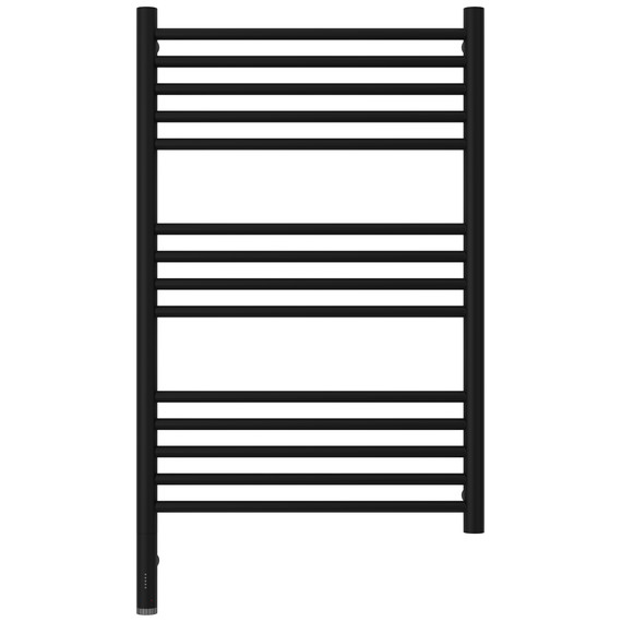 Полотенцесушитель электрический Сунержа Богема 3.1 П14 500x920 мм (прямая перемычка) 31-6004-8050 L, чёрный матовый - фото 2
