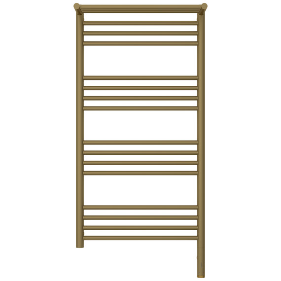 Полотенцесушитель электрический Сунержа Богема 3.1 с полкой П16 500x1120 мм 032-6007-1050 R, золото матовое - фото 2